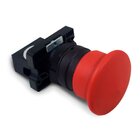 Botão De Emergência | Plástico | Xb2-ec42 | Vermelho | Sem Tr